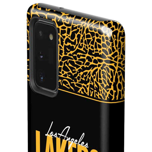 NBA Los Angeles Lakers Elephant Print Galaxy Note20 5G Pro Case