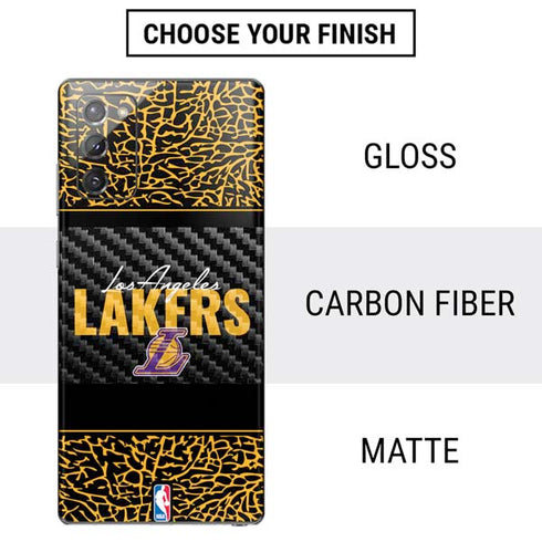 NBA Los Angeles Lakers Elephant Print Galaxy Note20 5G Skin