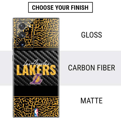 NBA Los Angeles Lakers Elephant Print Galaxy Note20 Ultra 5G Skin