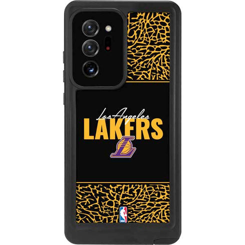 NBA Los Angeles Lakers Elephant Print Galaxy Note20 Ultra 5G Waterproof Case