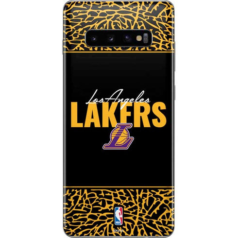 NBA Los Angeles Lakers Elephant Print Galaxy S10 Plus Skin