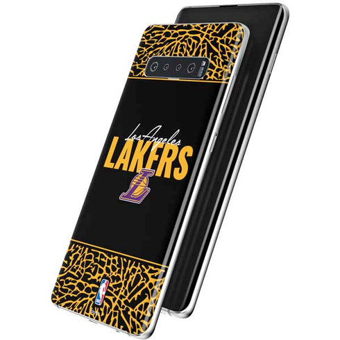NBA Los Angeles Lakers Elephant Print Galaxy S10 Skin