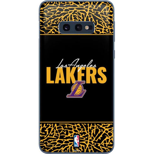 NBA Los Angeles Lakers Elephant Print Galaxy S10e Skin