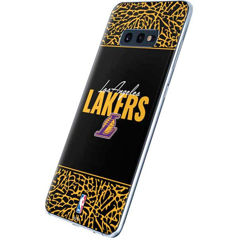 NBA Los Angeles Lakers Elephant Print Galaxy S10e Skin