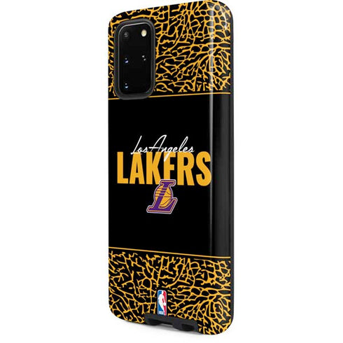 NBA Los Angeles Lakers Elephant Print Galaxy S20 Plus Pro Case