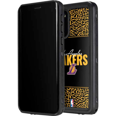 NBA Los Angeles Lakers Elephant Print Galaxy S20 Plus Waterproof Case