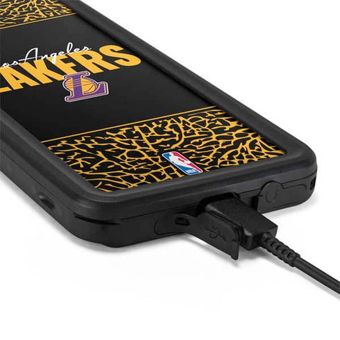 NBA Los Angeles Lakers Elephant Print Galaxy S20 Plus Waterproof Case