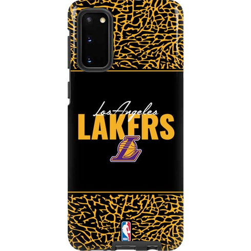 NBA Los Angeles Lakers Elephant Print Galaxy S20 Pro Case