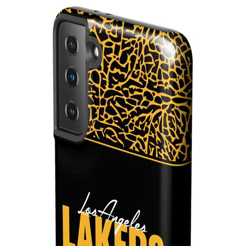 NBA Los Angeles Lakers Elephant Print Galaxy S21 FE Pro Case