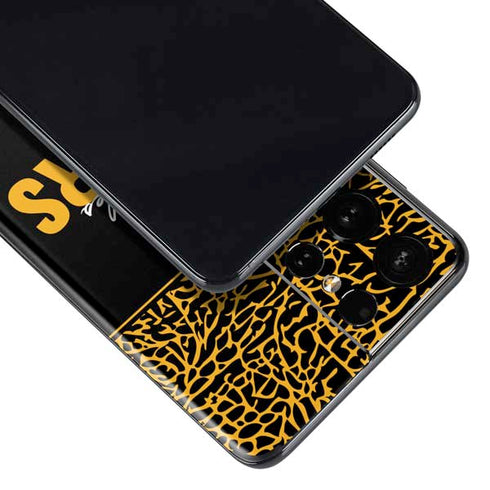 NBA Los Angeles Lakers Elephant Print Galaxy S21 Ultra 5G Skin