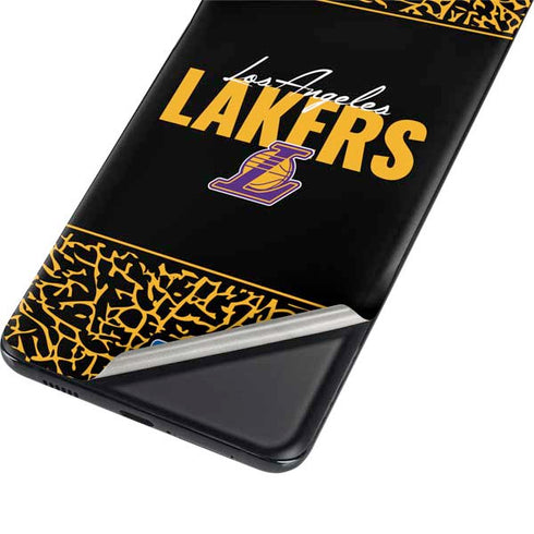 NBA Los Angeles Lakers Elephant Print Galaxy S21 Ultra 5G Skin