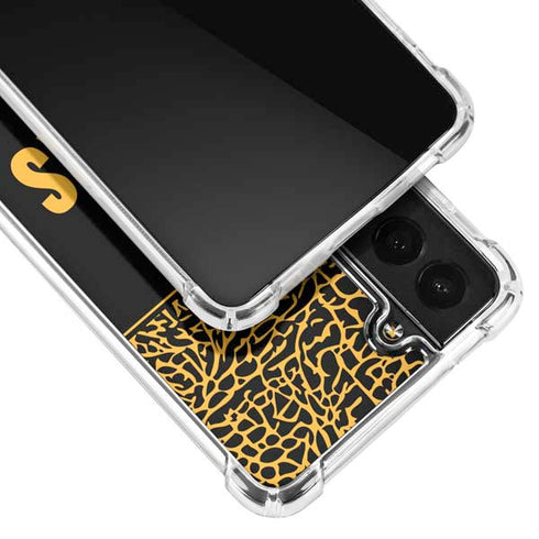 NBA Los Angeles Lakers Elephant Print Galaxy S22 Plus Clear Case