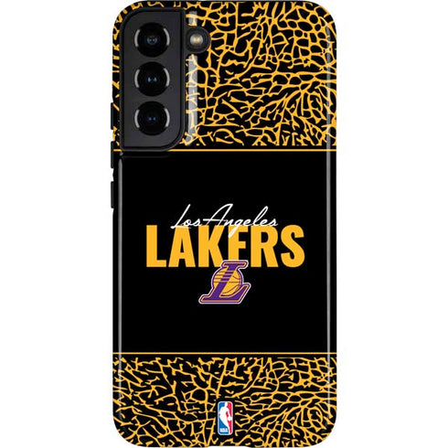 NBA Los Angeles Lakers Elephant Print Galaxy S22 Plus Pro Case