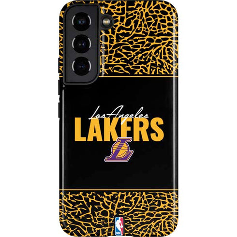 NBA Los Angeles Lakers Elephant Print Galaxy S22 Pro Case