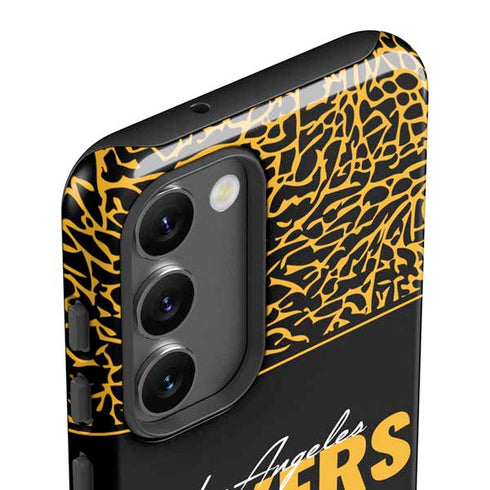 NBA Los Angeles Lakers Elephant Print Galaxy S23 Plus Pro Case