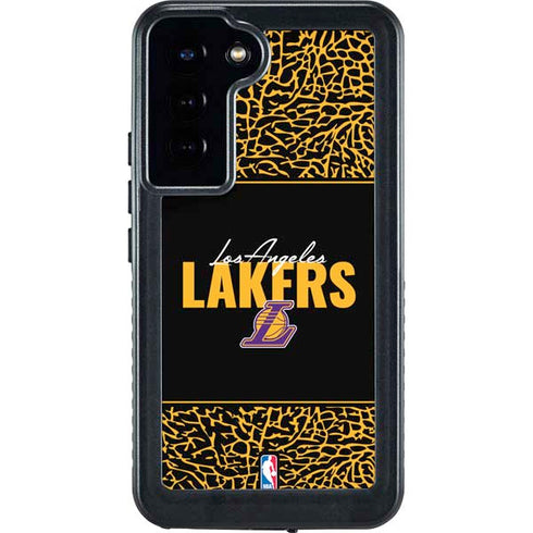 NBA Los Angeles Lakers Elephant Print Galaxy S23 Plus Waterproof Case