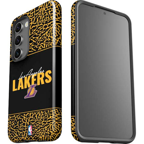 NBA Los Angeles Lakers Elephant Print Galaxy S23 Pro Case