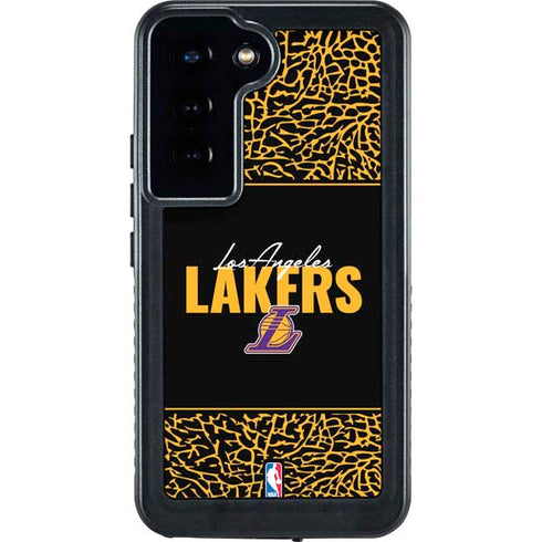 NBA Los Angeles Lakers Elephant Print Galaxy S23 Waterproof Case