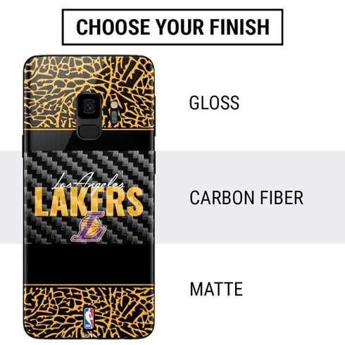 NBA Los Angeles Lakers Elephant Print Galaxy S9 Skin