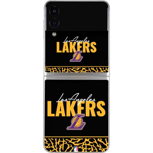 NBA Los Angeles Lakers Elephant Print Galaxy Z Flip3 5G Skin
