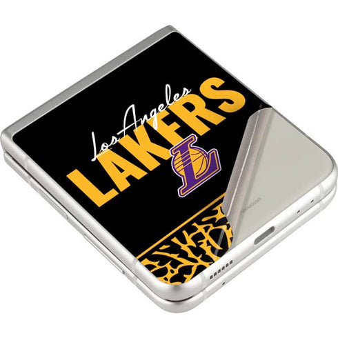 NBA Los Angeles Lakers Elephant Print Galaxy Z Flip3 5G Skin