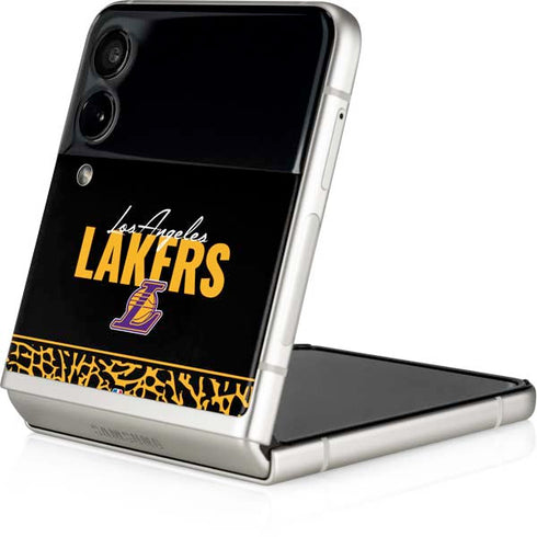 NBA Los Angeles Lakers Elephant Print Galaxy Z Flip3 5G Skin