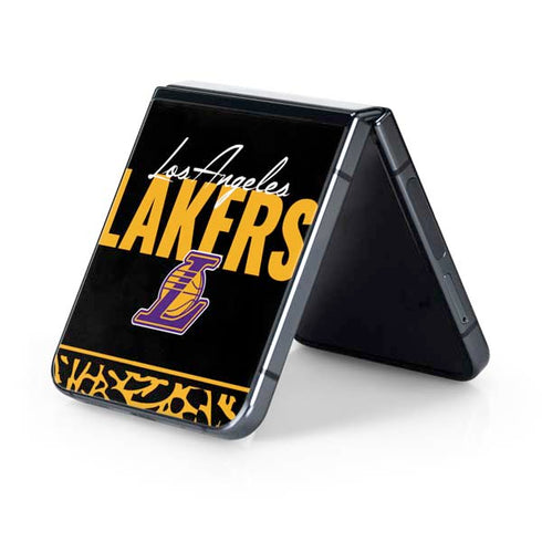 NBA Los Angeles Lakers Elephant Print Galaxy Z Flip5 5G Skin