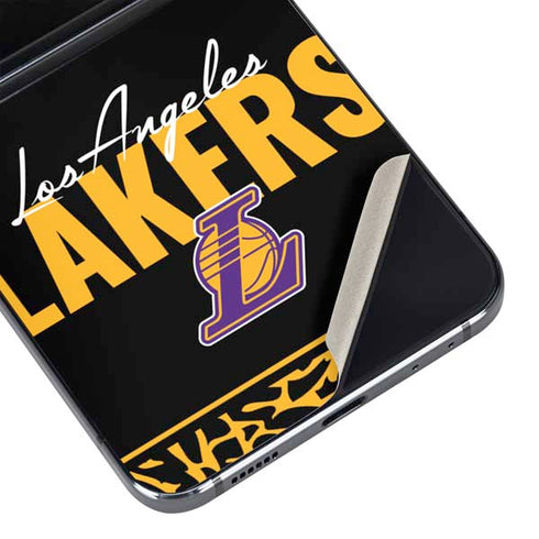 NBA Los Angeles Lakers Elephant Print Galaxy Z Flip5 5G Skin