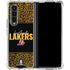 NBA Los Angeles Lakers Elephant Print Galaxy Z Fold4 5G Clear Case