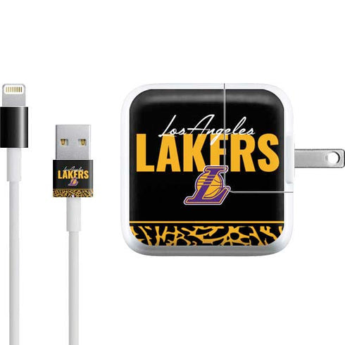 NBA Los Angeles Lakers Elephant Print iPad Charger (10W USB) Skin