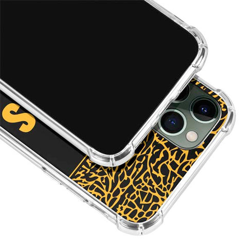 NBA Los Angeles Lakers Elephant Print iPhone 11 Pro Max Clear Case