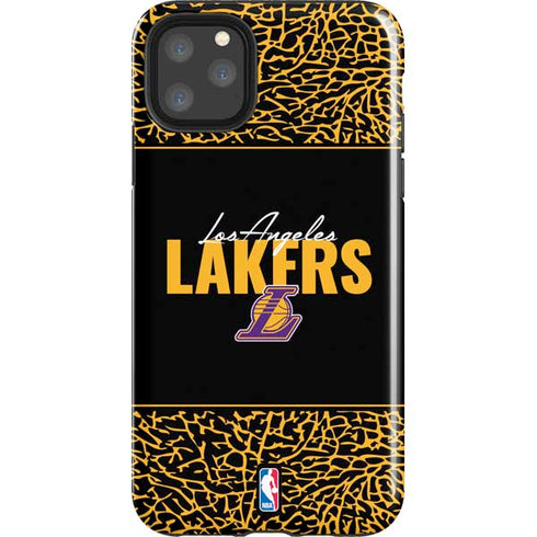 NBA Los Angeles Lakers Elephant Print iPhone 11 Pro Max Impact Case