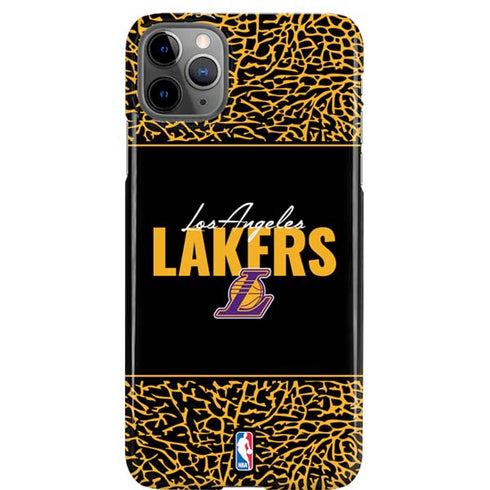 NBA Los Angeles Lakers Elephant Print iPhone 11 Pro Max Lite Case