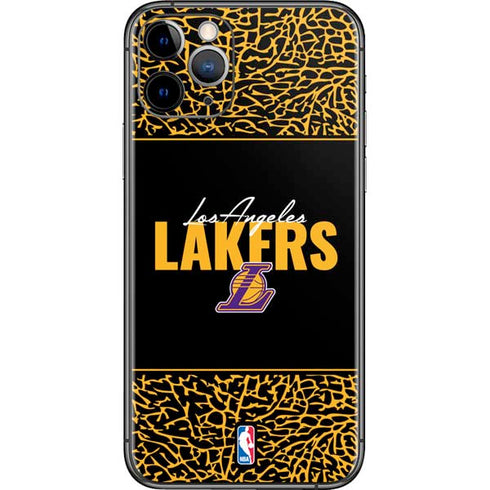 NBA Los Angeles Lakers Elephant Print iPhone 11 Pro Skin