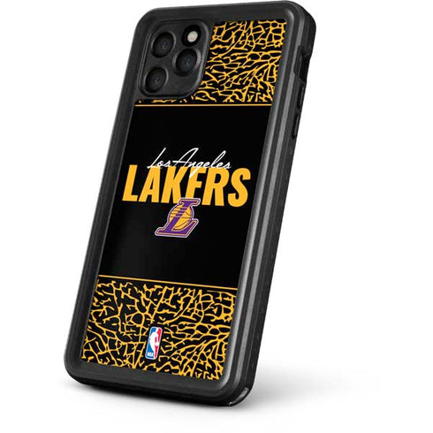 NBA Los Angeles Lakers Elephant Print iPhone 11 Pro Waterproof Case
