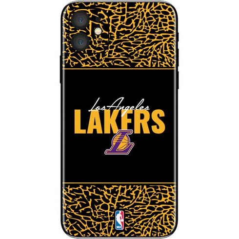 NBA Los Angeles Lakers Elephant Print iPhone 11 Skin