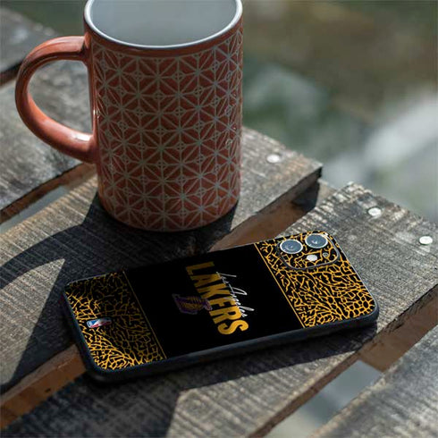 NBA Los Angeles Lakers Elephant Print iPhone 11 Skin