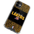 NBA Los Angeles Lakers Elephant Print iPhone 12 Clear Case