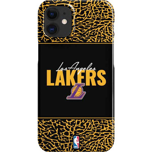 NBA Los Angeles Lakers Elephant Print iPhone 12 Mini Lite Case