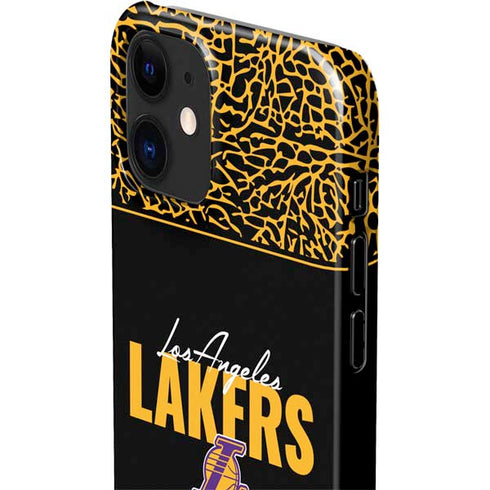 NBA Los Angeles Lakers Elephant Print iPhone 12 Mini Lite Case