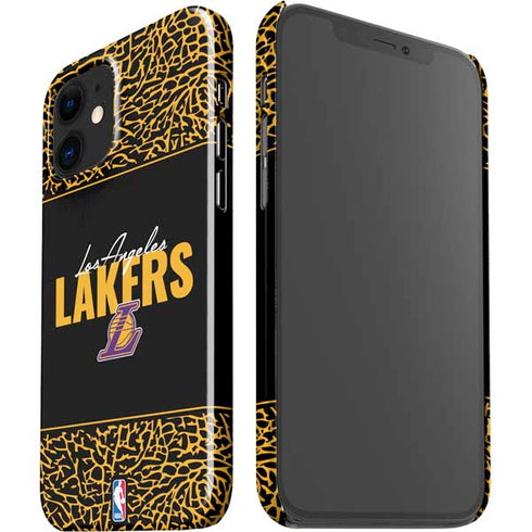NBA Los Angeles Lakers Elephant Print iPhone 12 Mini Lite Case
