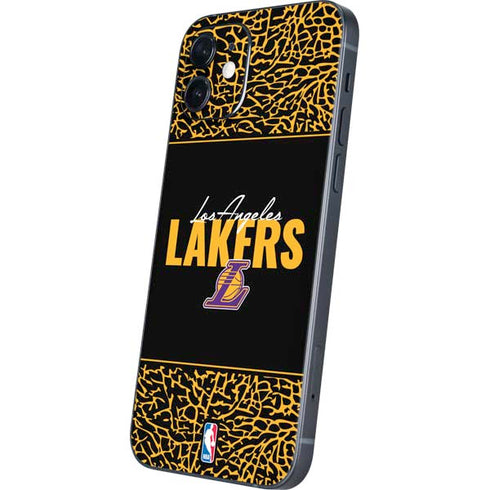 NBA Los Angeles Lakers Elephant Print iPhone 12 Mini Skin