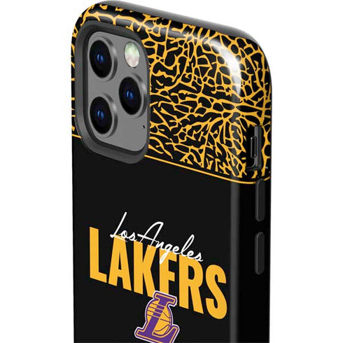 NBA Los Angeles Lakers Elephant Print iPhone 12 Pro Max Impact Case