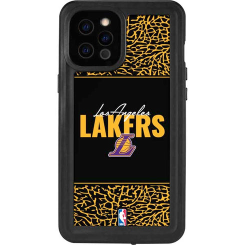 NBA Los Angeles Lakers Elephant Print iPhone 12 Pro Max Waterproof Case