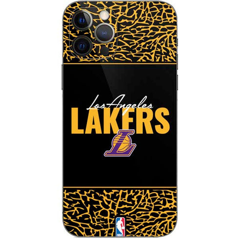 NBA Los Angeles Lakers Elephant Print iPhone 12 Pro Skin