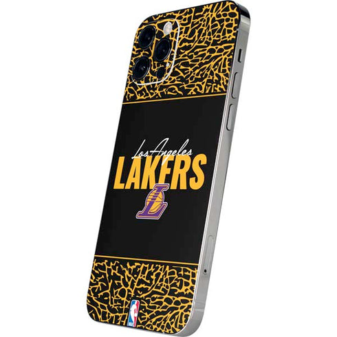 NBA Los Angeles Lakers Elephant Print iPhone 12 Pro Skin