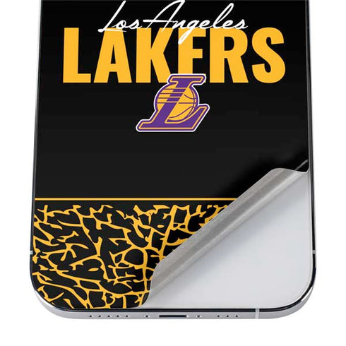NBA Los Angeles Lakers Elephant Print iPhone 12 Pro Skin