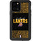 NBA Los Angeles Lakers Elephant Print iPhone 12 Pro Waterproof Case