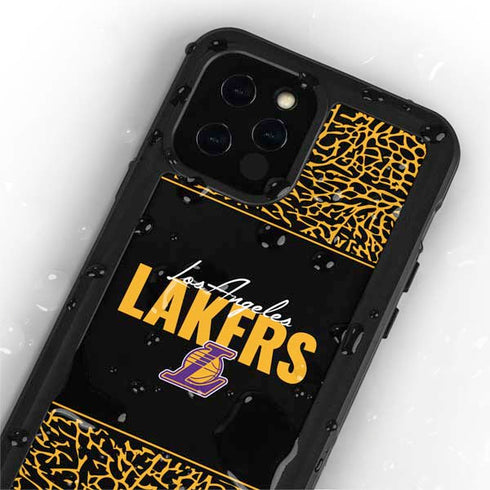 NBA Los Angeles Lakers Elephant Print iPhone 12 Pro Waterproof Case