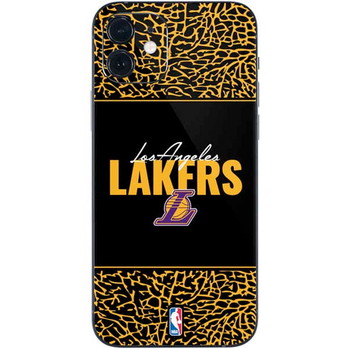 NBA Los Angeles Lakers Elephant Print iPhone 12 Skin